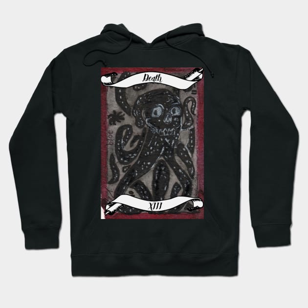 Death - Lovecraft Tarot Card Hoodie by BladeAvenger